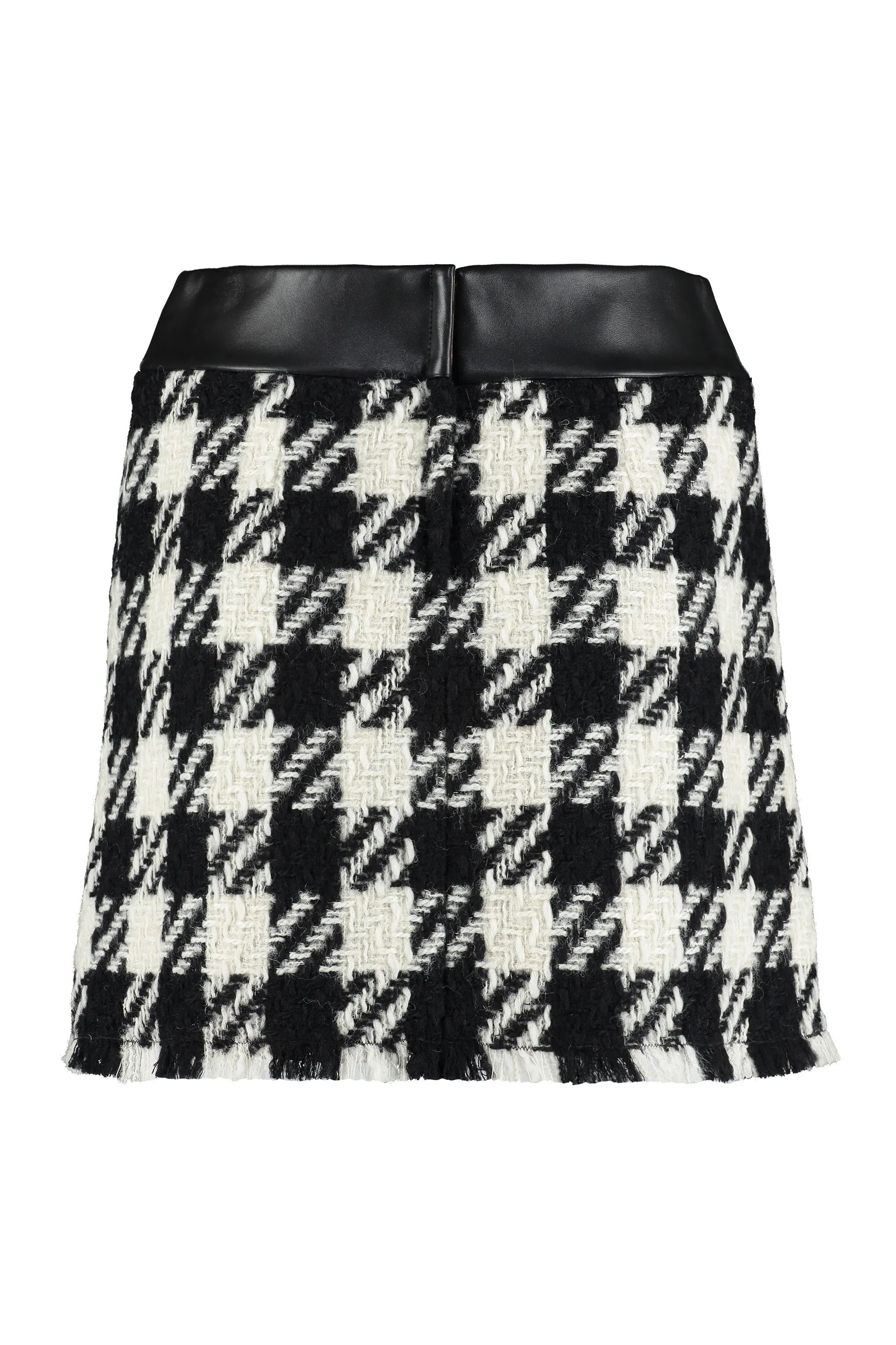 Houndstooth mini skirt