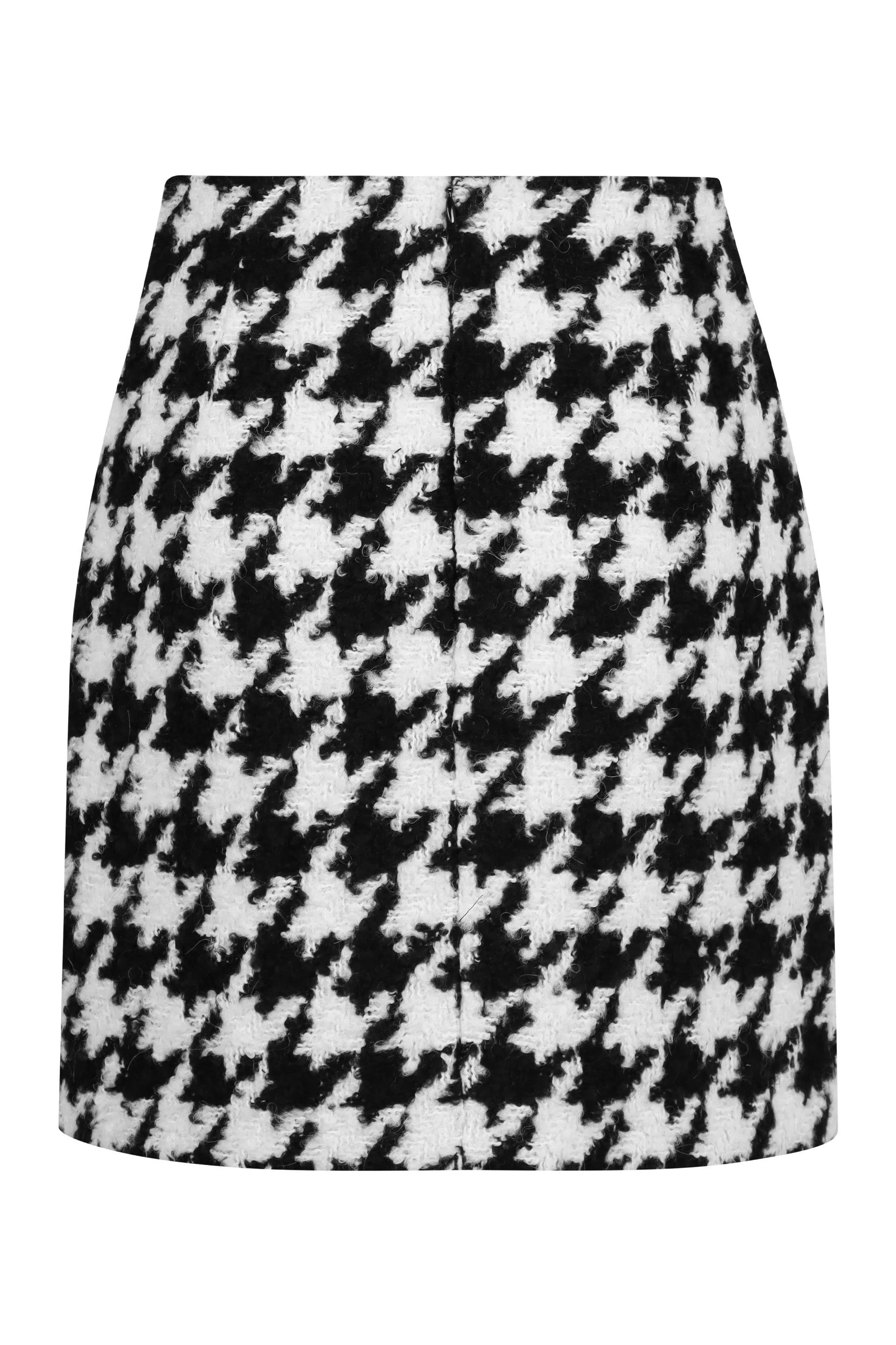 Houndstooth mini skirt