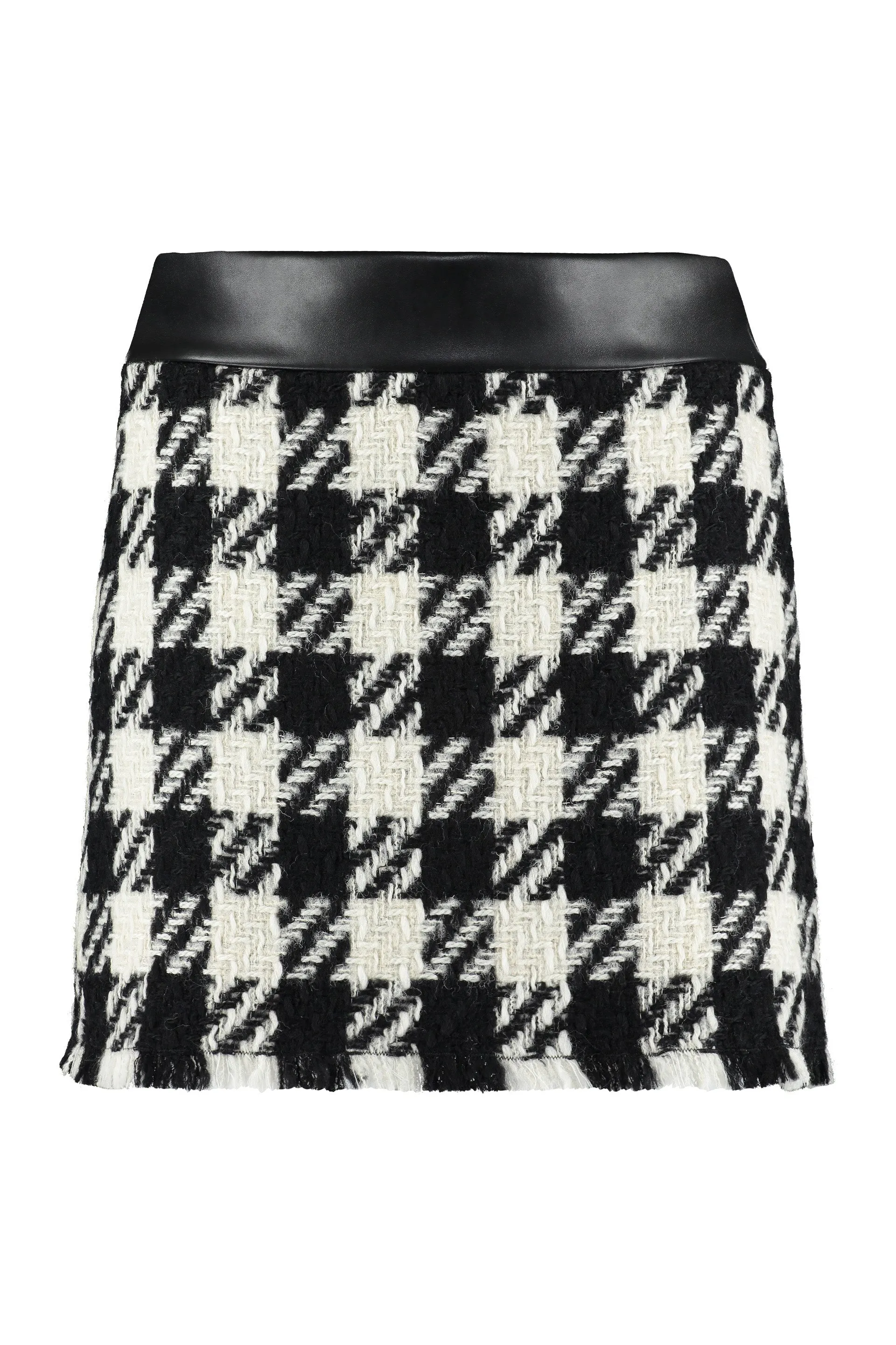 Houndstooth mini skirt