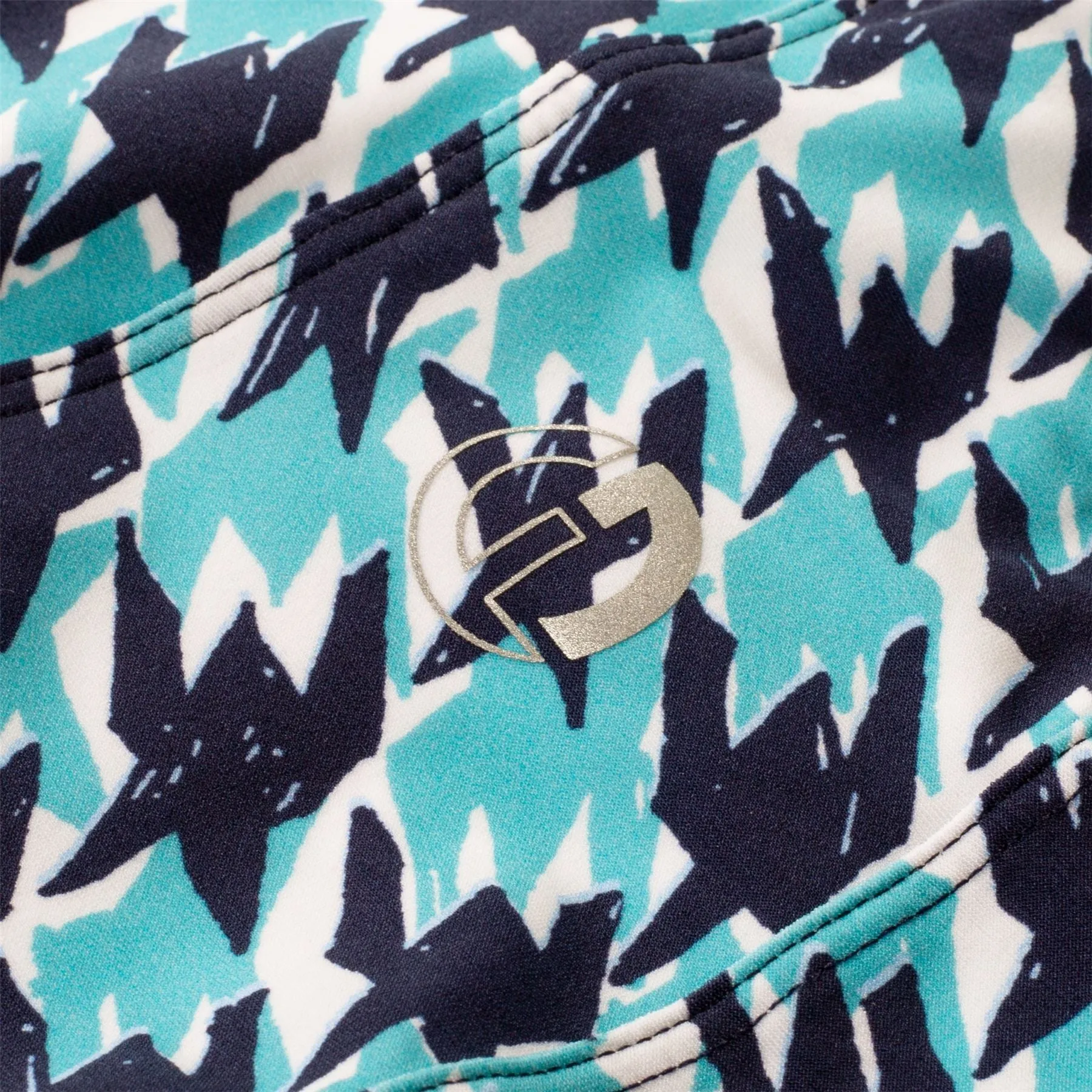 Houndstooth Skirt Blue