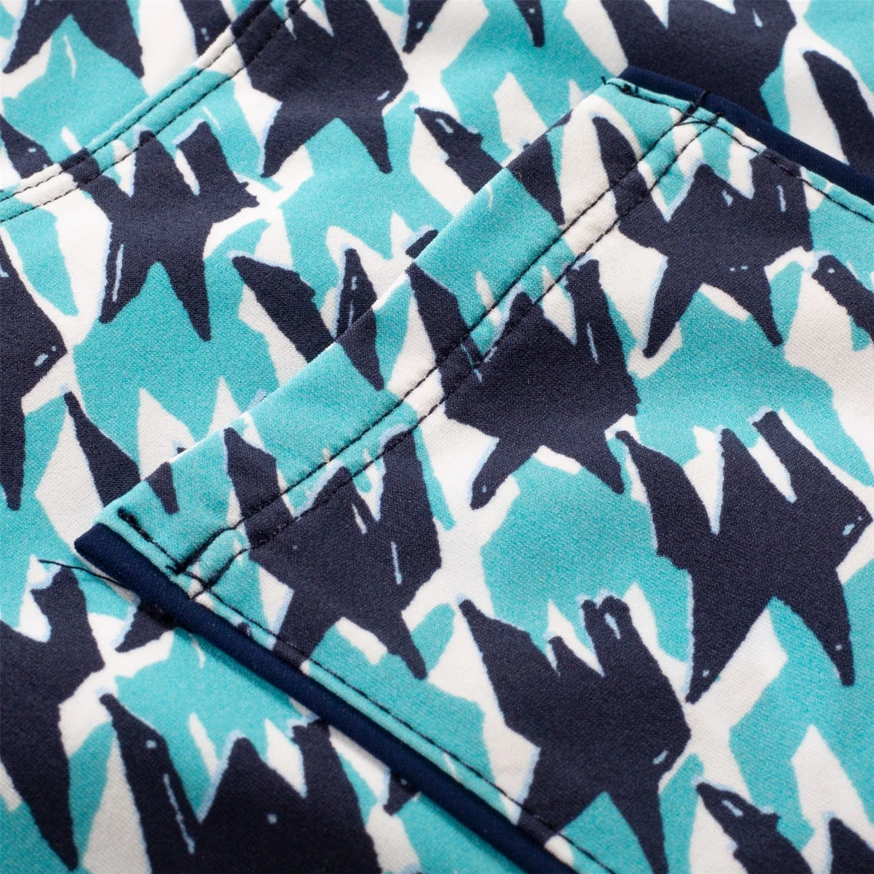 Houndstooth Skirt Blue