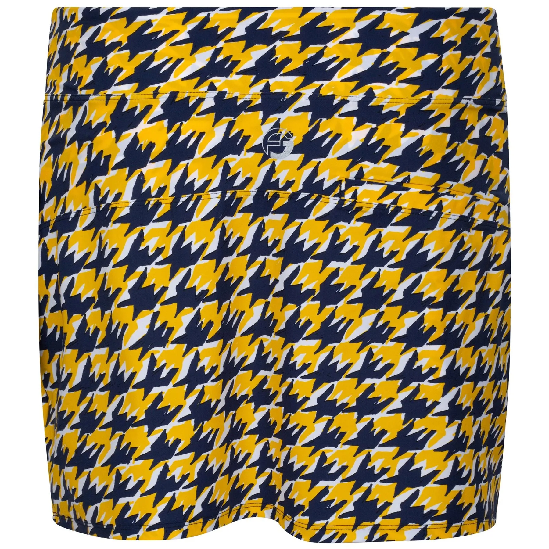 Houndstooth Skirt Yellow