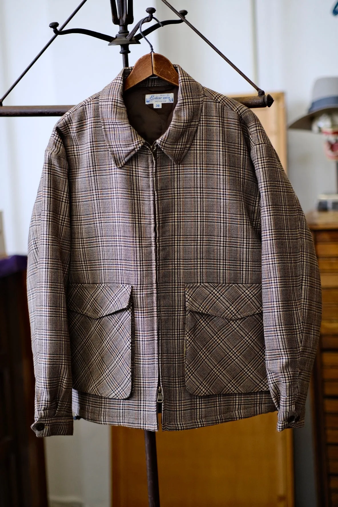 Houndstooth Tweed Jacket