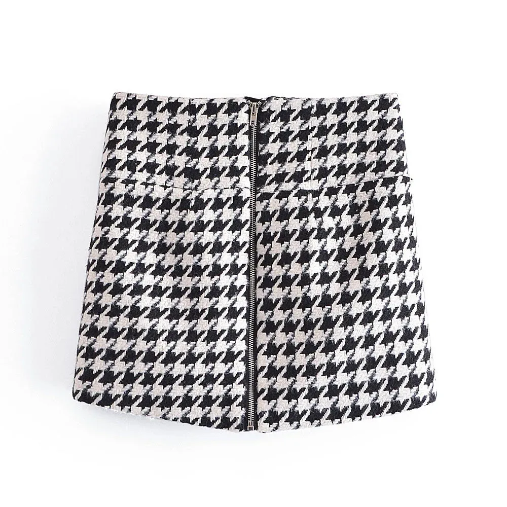 Houndstooth Two-piece Set | Dreamofthe90s