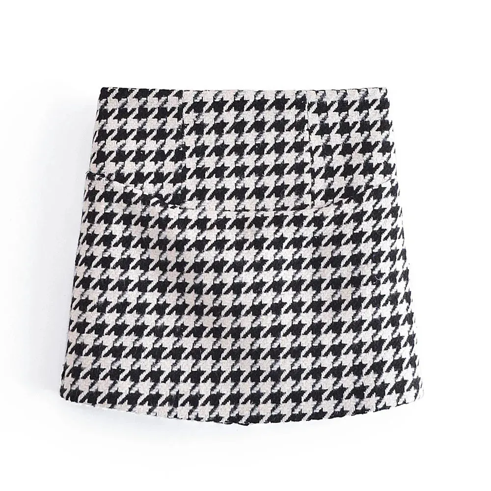 Houndstooth Two-piece Set | Dreamofthe90s