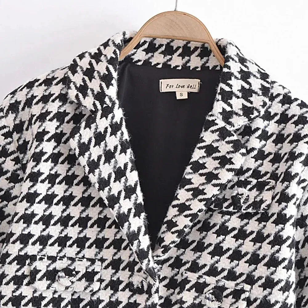 Houndstooth Two-piece Set | Dreamofthe90s