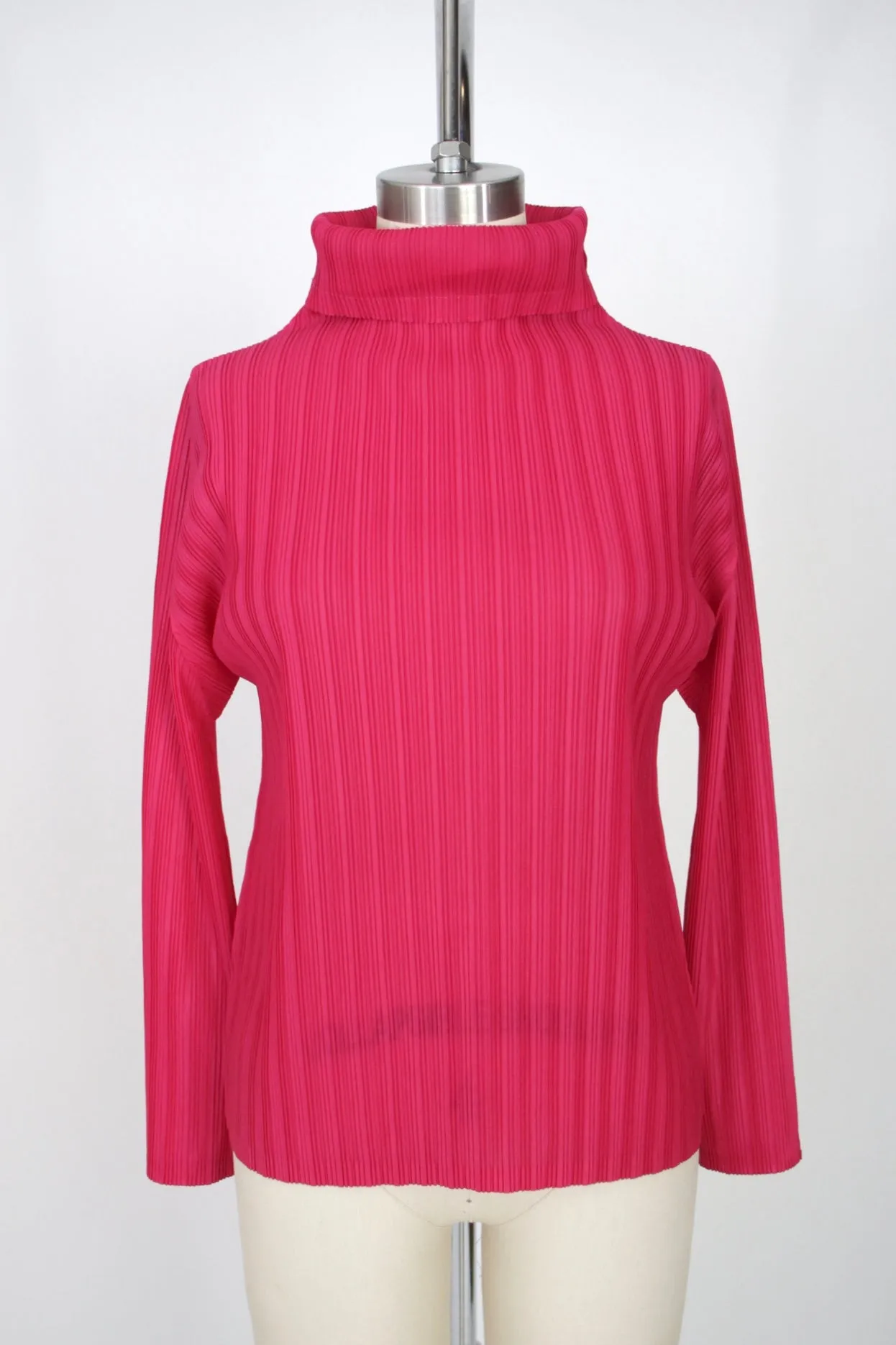 Issey Miyake Pleats Please Pink Origami Top