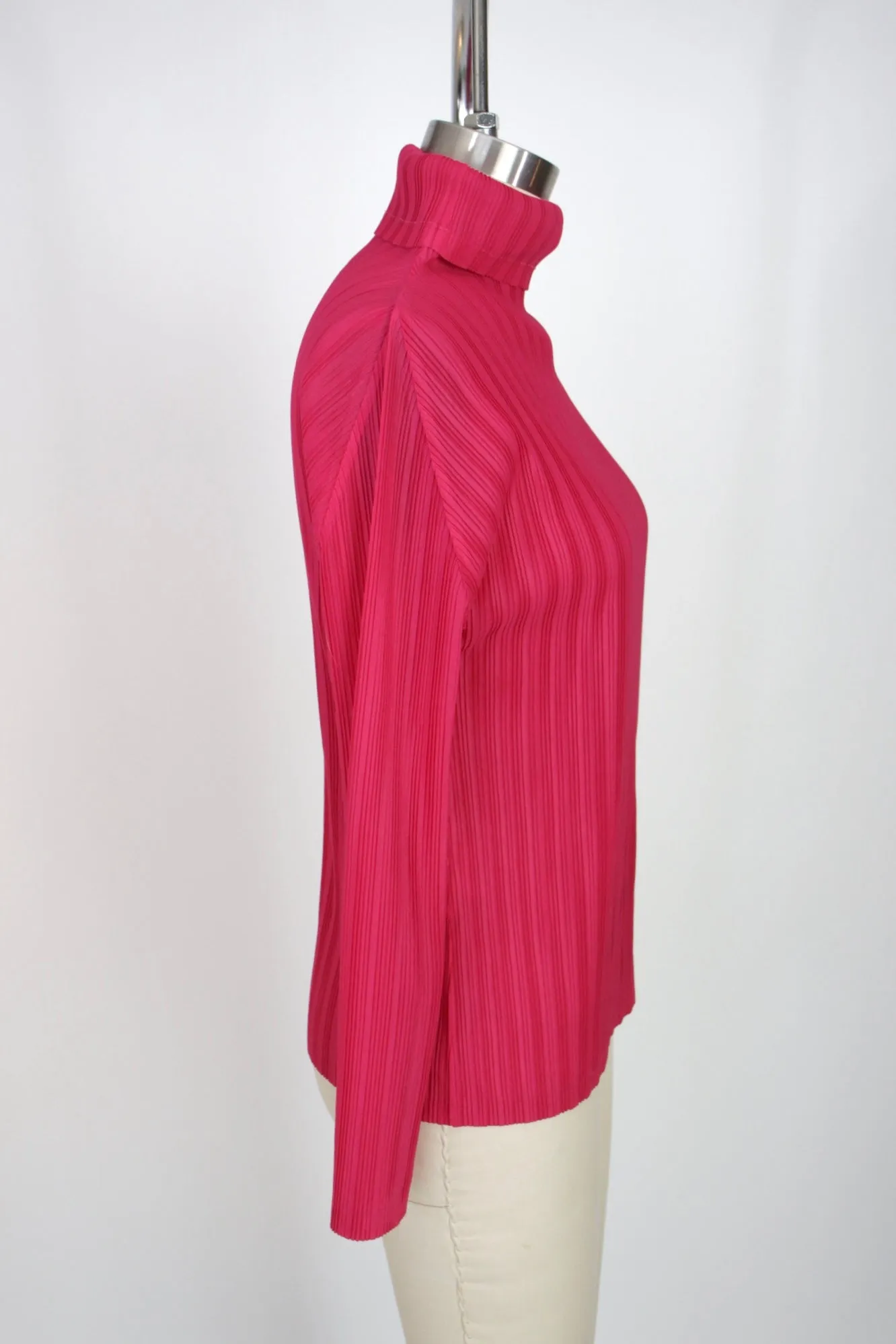 Issey Miyake Pleats Please Pink Origami Top