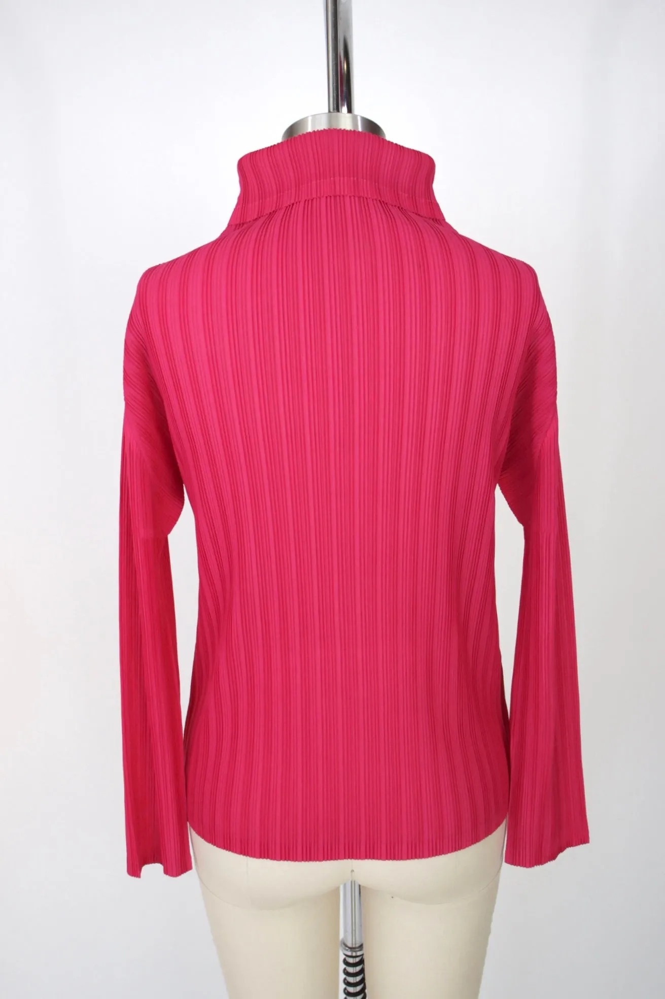 Issey Miyake Pleats Please Pink Origami Top