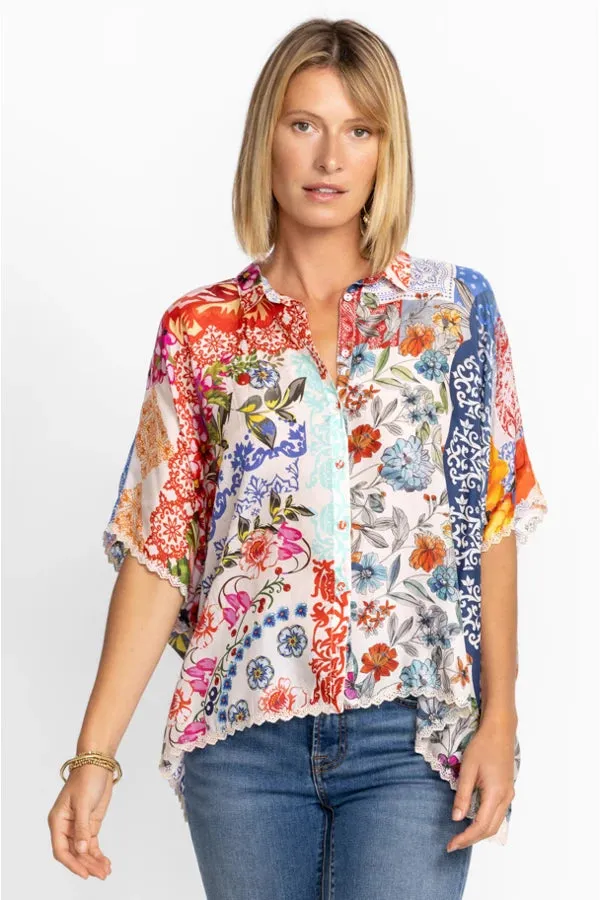 Johnny Was Tango Calliope Button Up