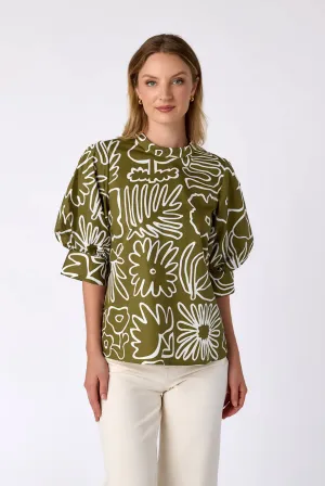 Jonesy Top Floral Studies