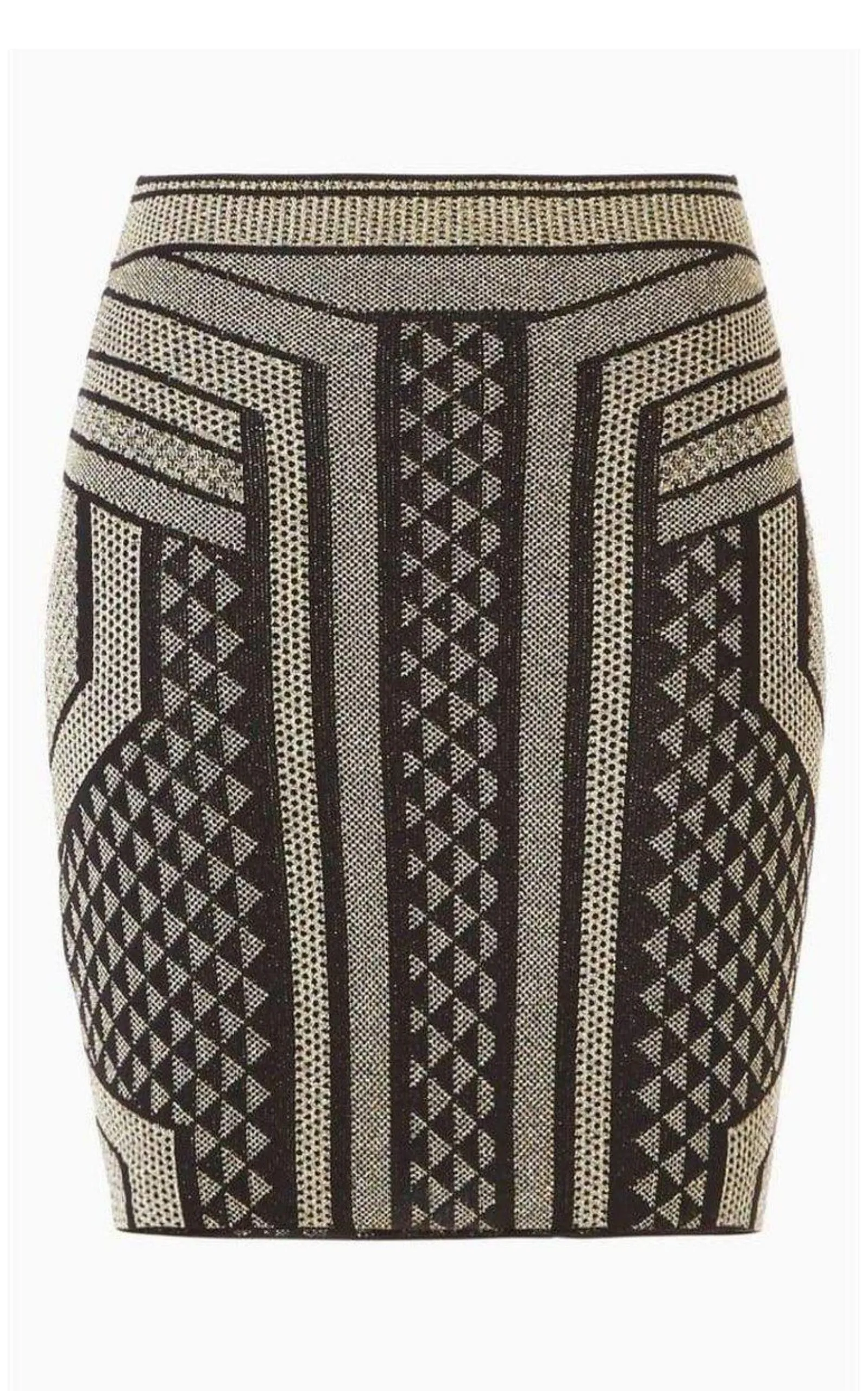 Josa Metallic Pencil Skirt