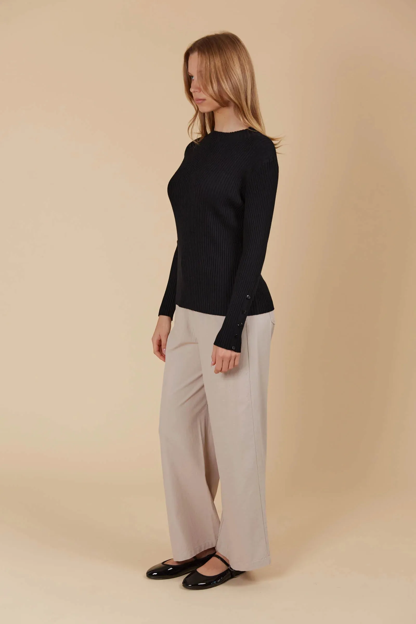 Juno Knit Top - Onyx
