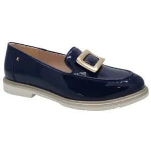 Kate Appleby Navy Patent Loafer - Croxton