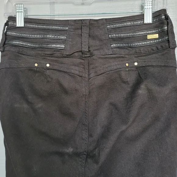 Kenzo Jeans Curvy Denim Slim Olive Dama Pantalone. Size 10, made in Colo…
