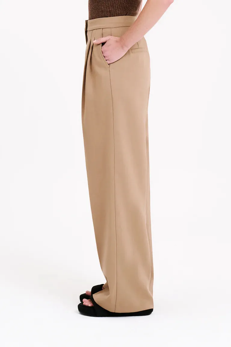 Kiran Tailored Pant Biscoff