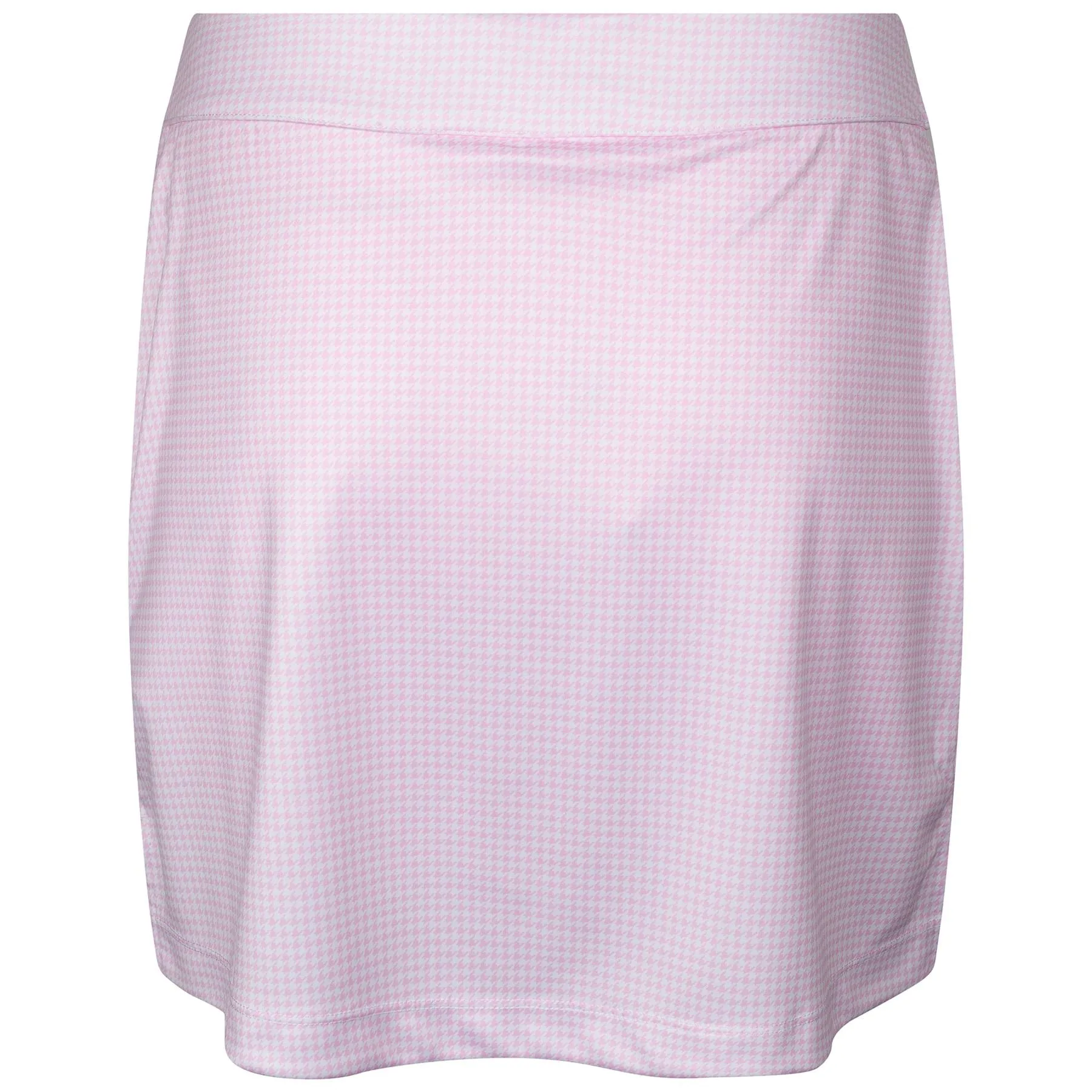 Knit Skort Pink Houndstooth