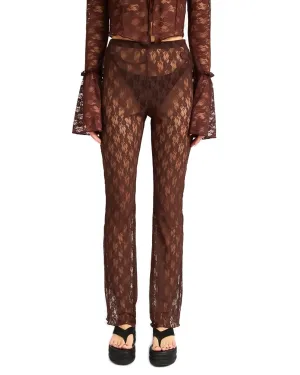 Lace Flared Pants