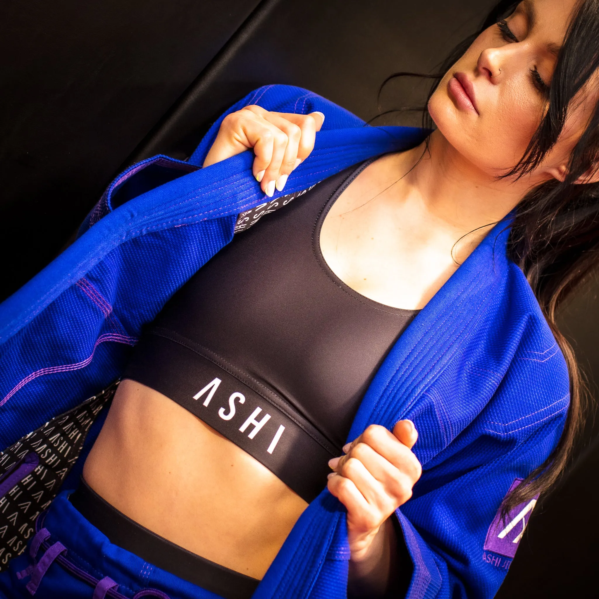 Ladies AshiLite Gi 350 GSM- White, Black, Blue