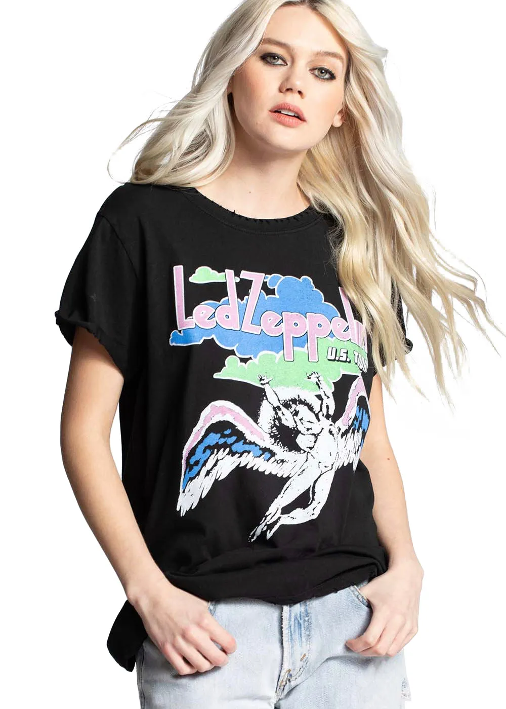 Led Zeppelin U.S. Tour Tee by Recycled Karma