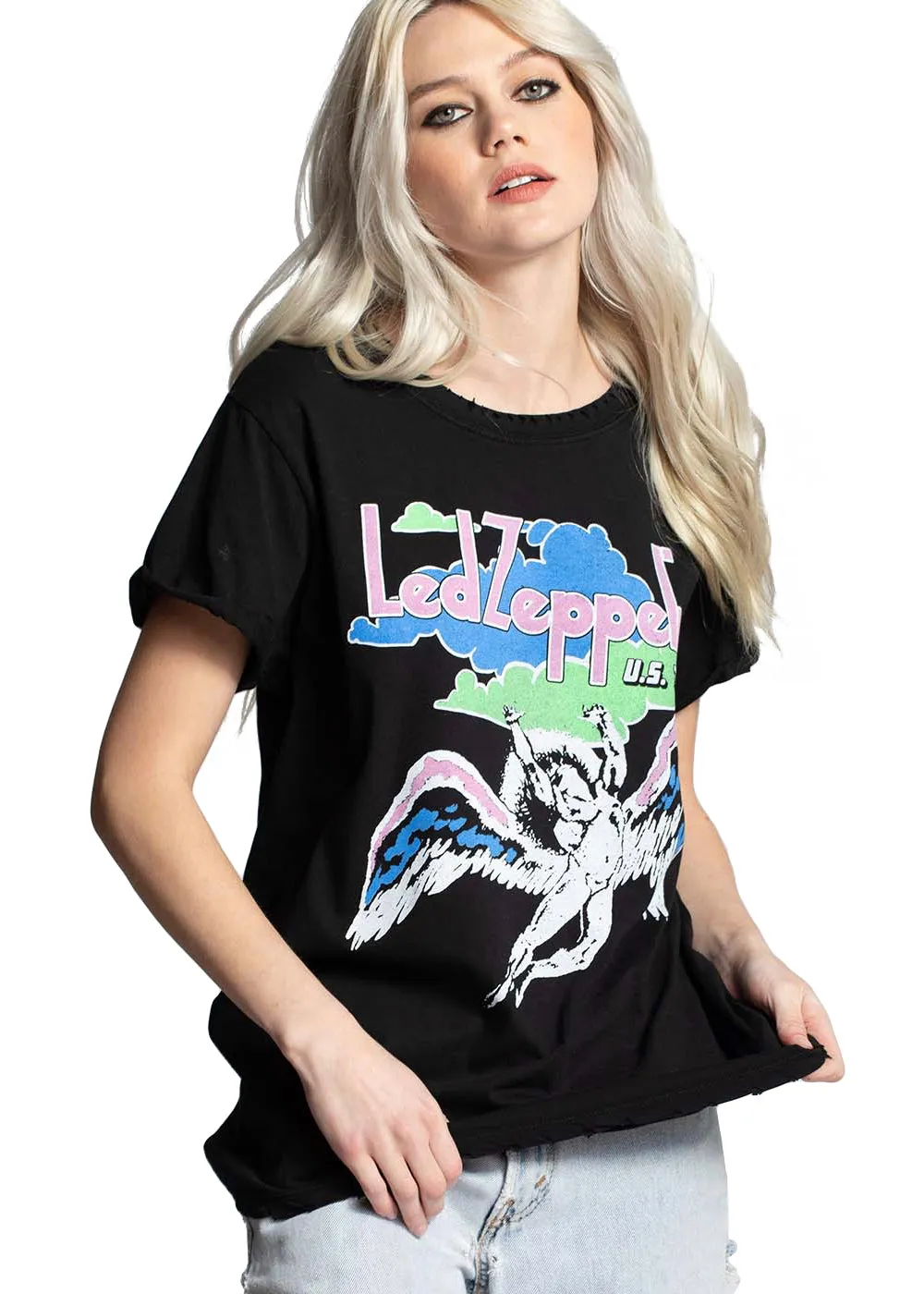 Led Zeppelin U.S. Tour Tee by Recycled Karma