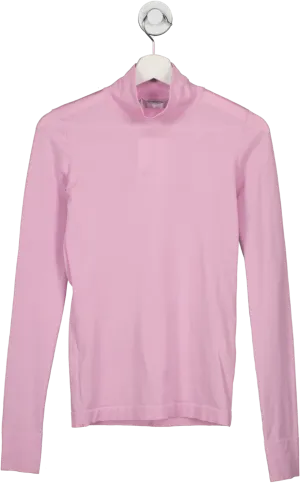 Les Reveries Purple Turtleneck Top UK XS