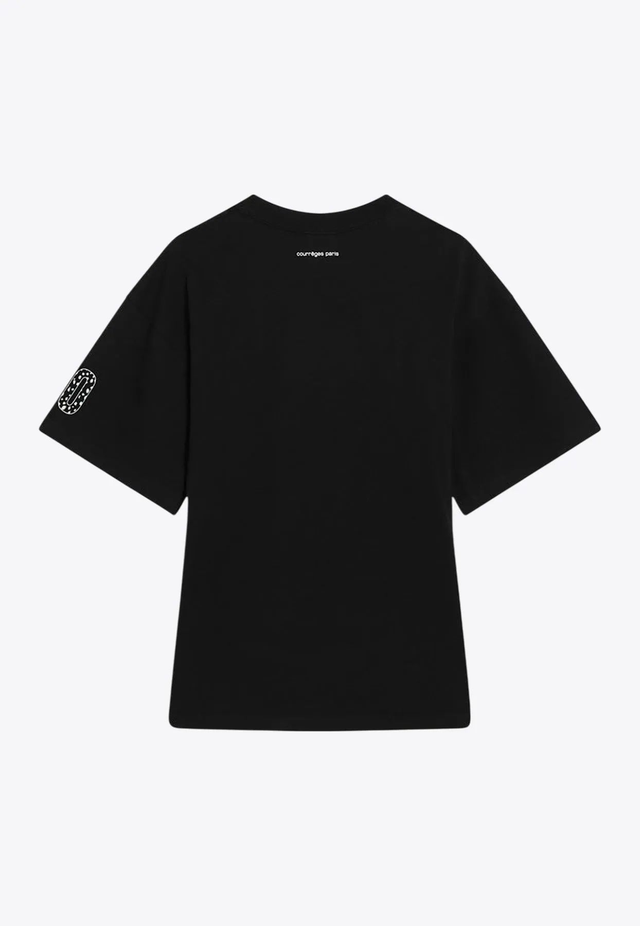 Logo Print Fitted T-shirt