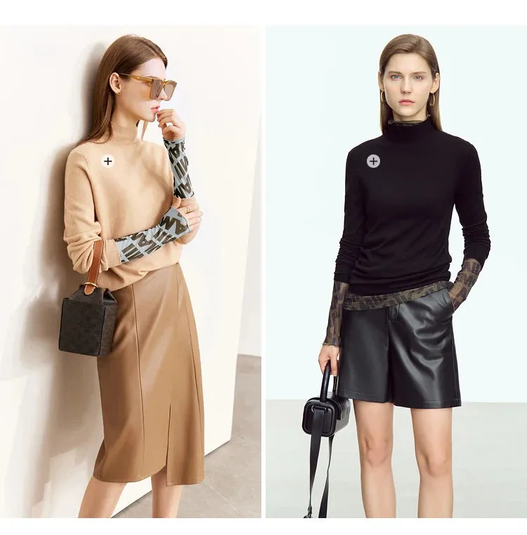 Long Sleeve Turtleneck Casual Slim T-Shirt