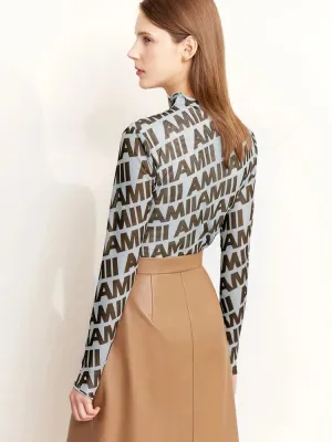 Long Sleeve Turtleneck Casual Slim T-Shirt