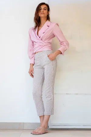 LULU Houndstooth Blush