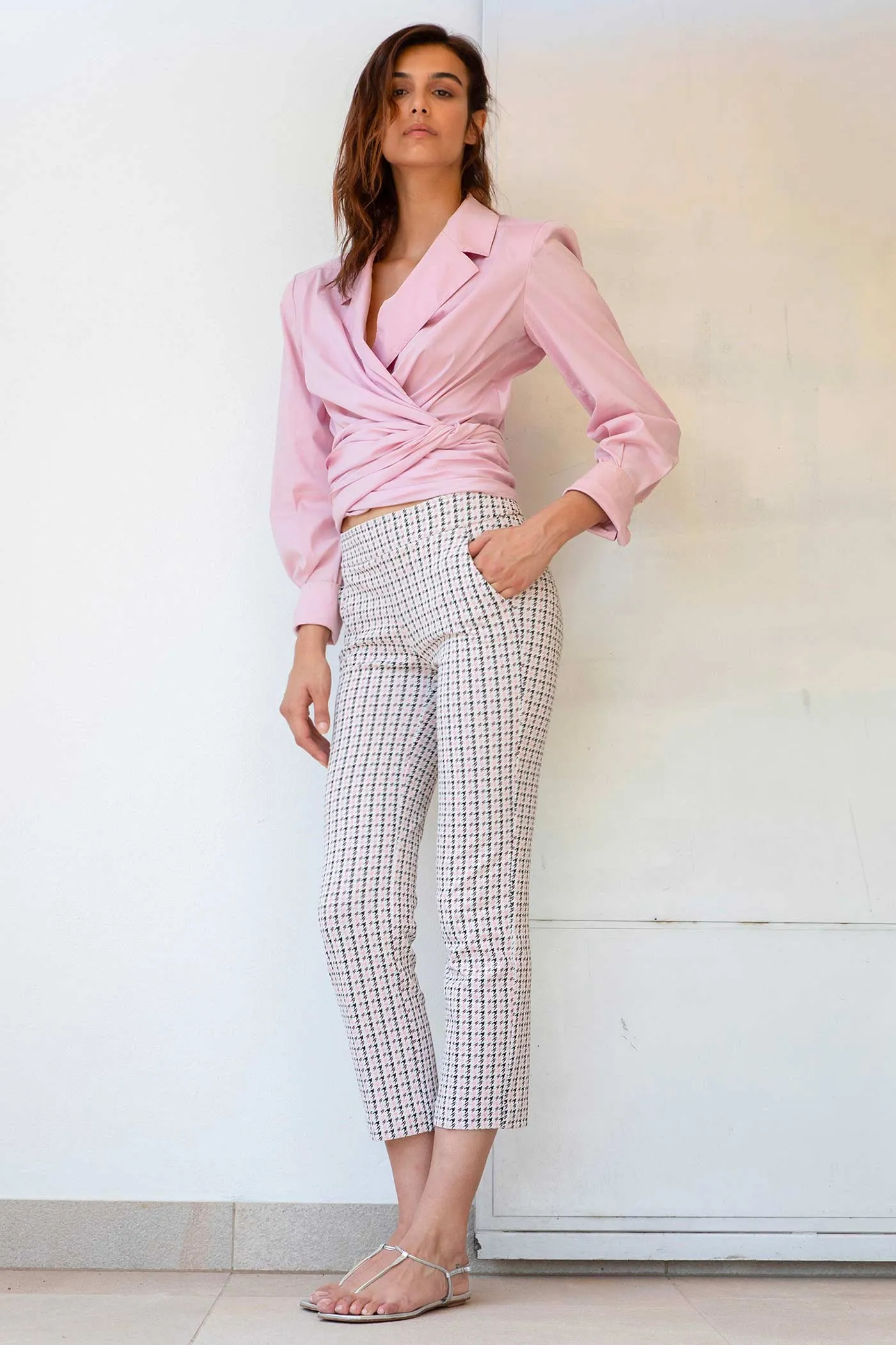 LULU Houndstooth Blush
