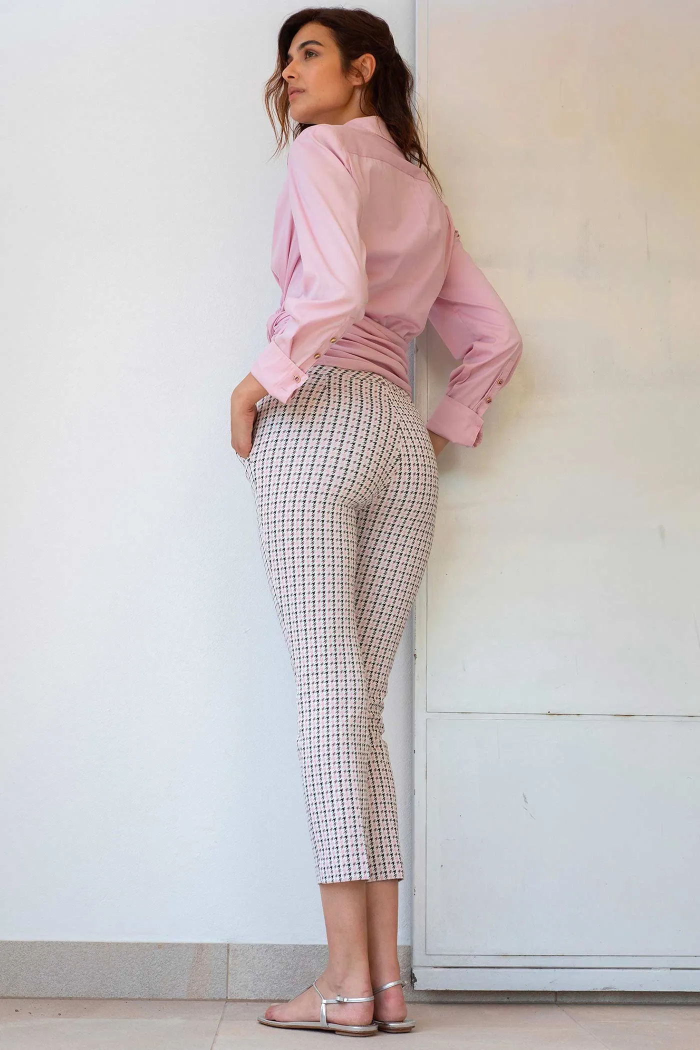 LULU Houndstooth Blush