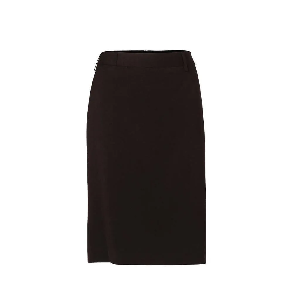 M9471 Women's Poly/Viscose Stretch Mid Length Lined Pencil Skirt