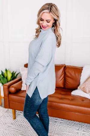 Made For You Sweater Top In Echo
