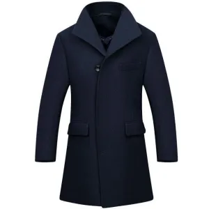 Man Long trench coat wool coat peacoat Men's wool Coat mens overcoat men's coats male clothing,M-3XL, 1668