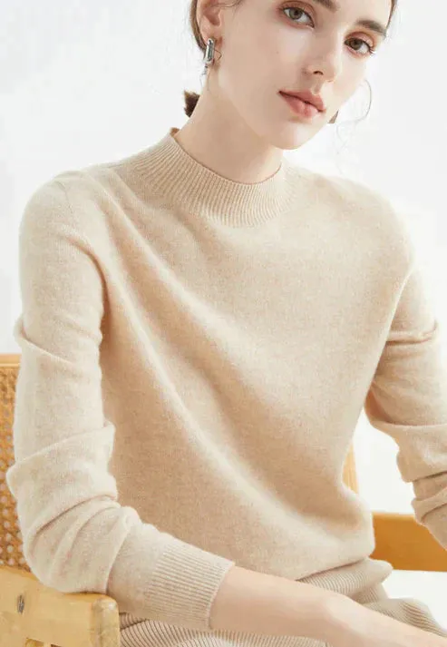 Margo | Stylish Cashmere Turtleneck Sweater for Ladies