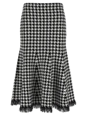 McQueen Houndstooth kjol