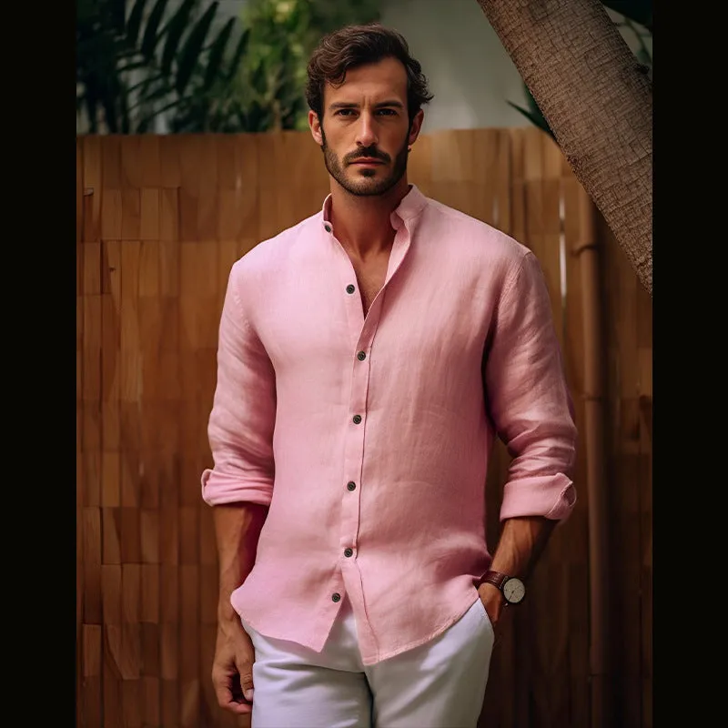 Men Turtleneck Long Sleeves Shirt