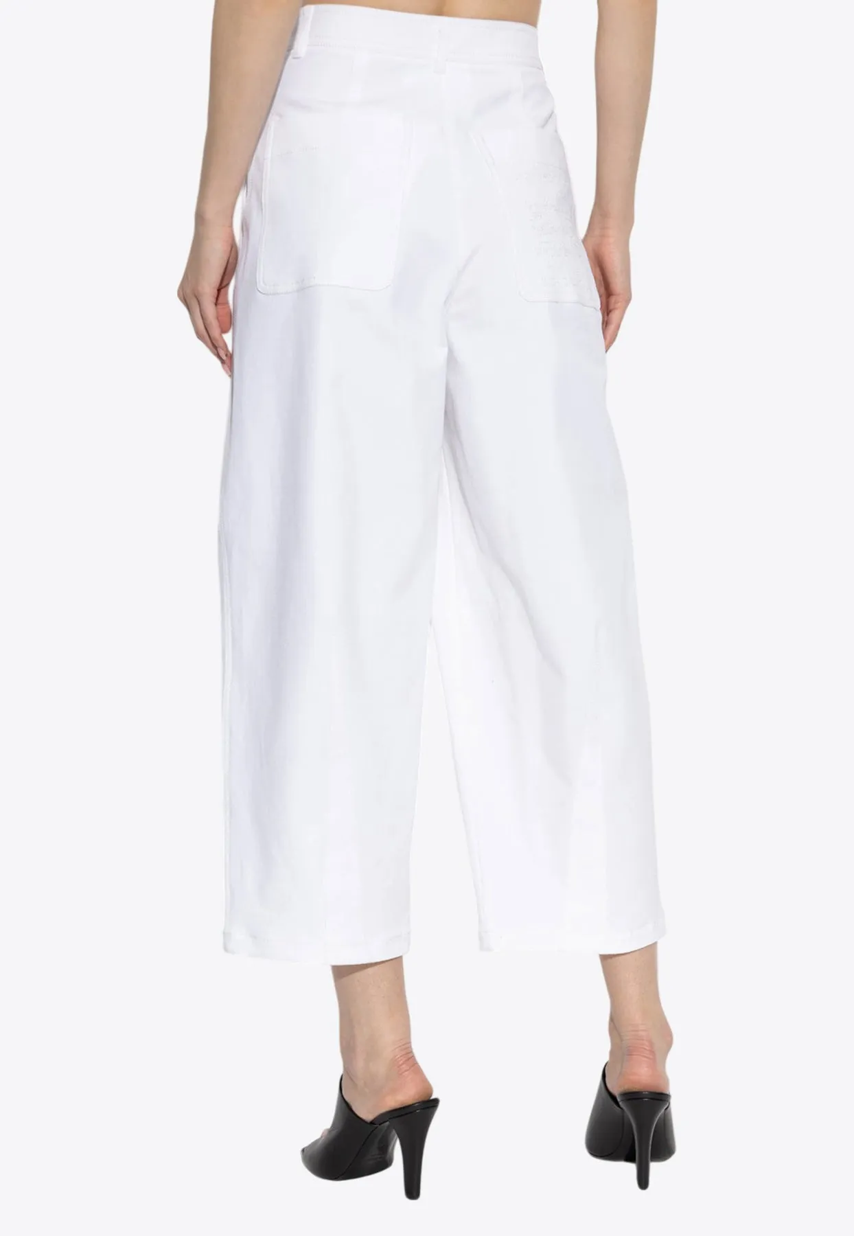 Mina High-Waisted Culotte Pants