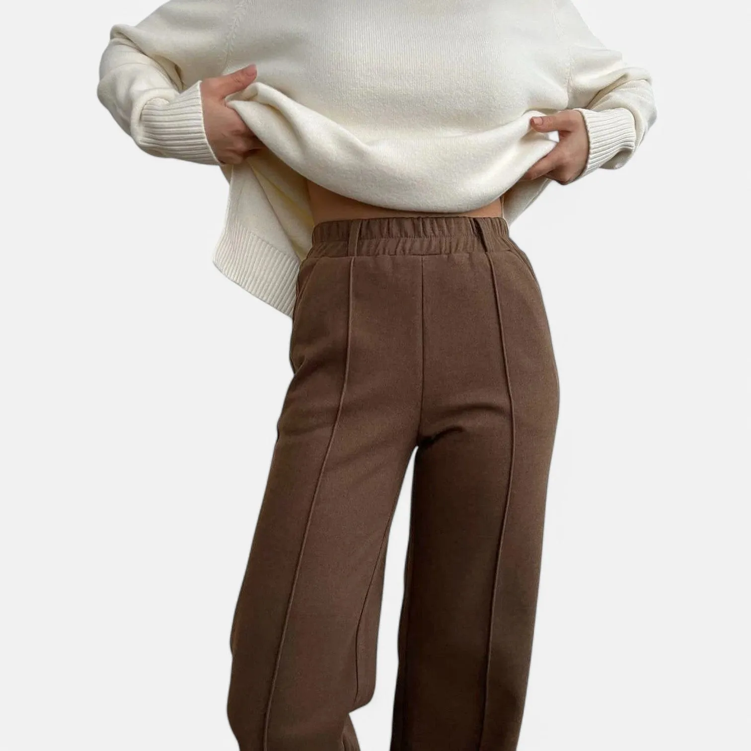 Monacogents | Wool Wide-Leg Trousers – Winter Warmth, Timeless Grace