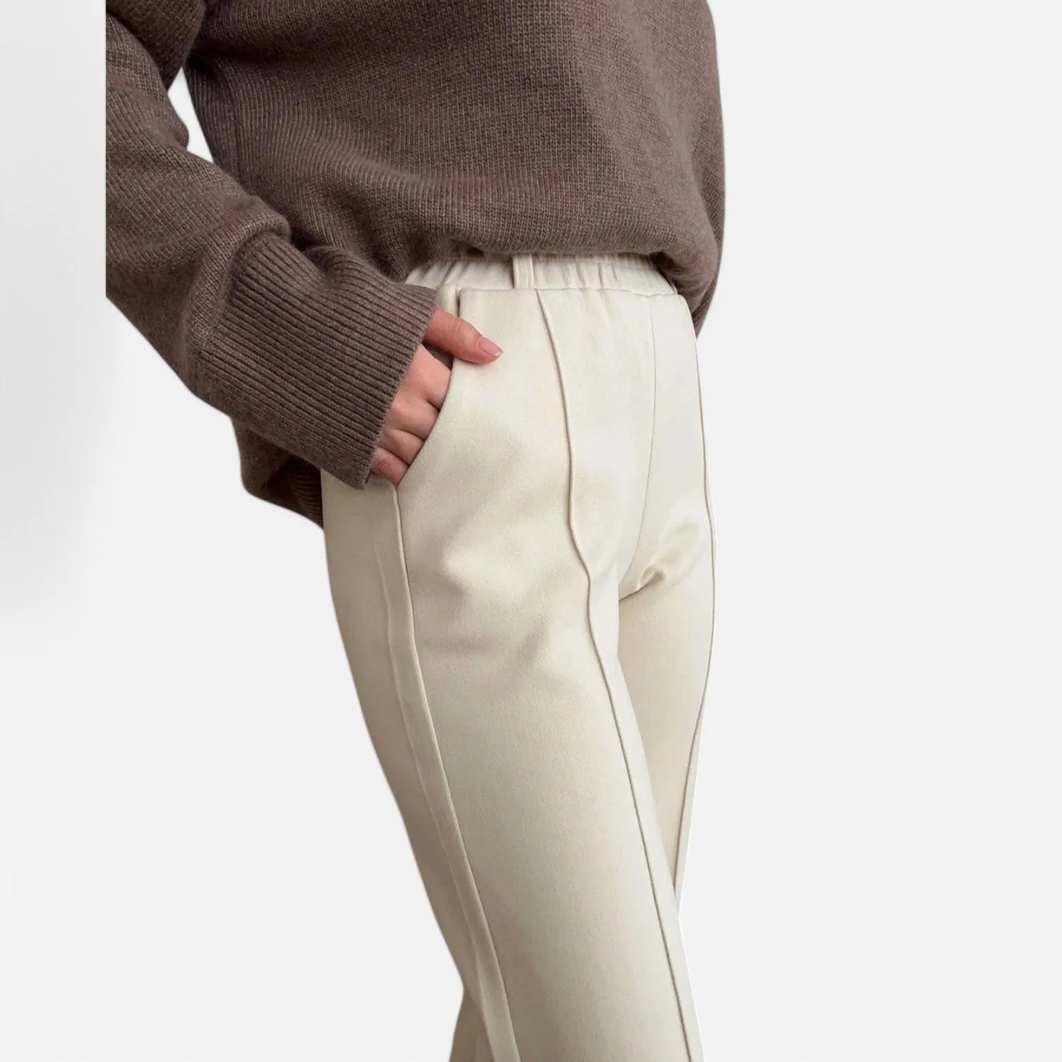 Monacogents | Wool Wide-Leg Trousers – Winter Warmth, Timeless Grace