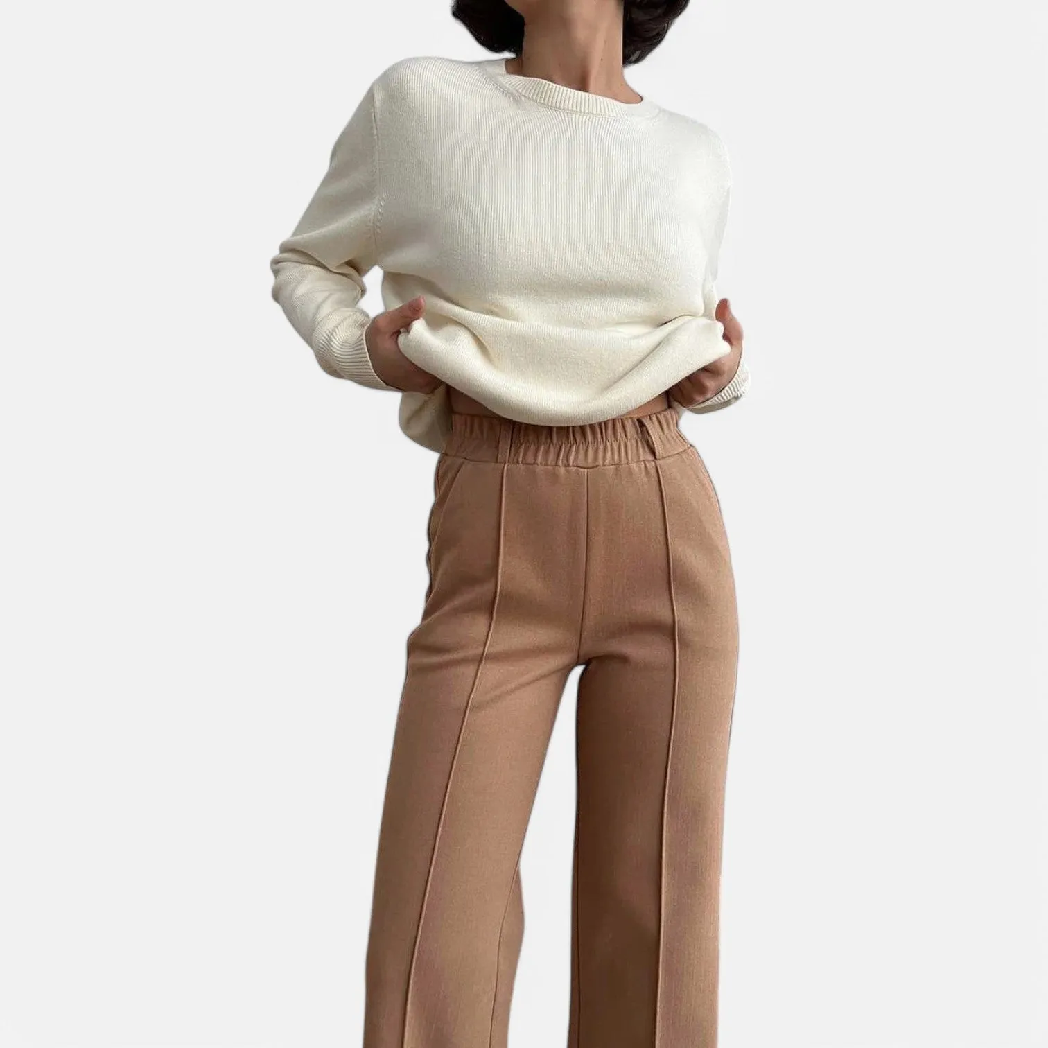 Monacogents | Wool Wide-Leg Trousers – Winter Warmth, Timeless Grace