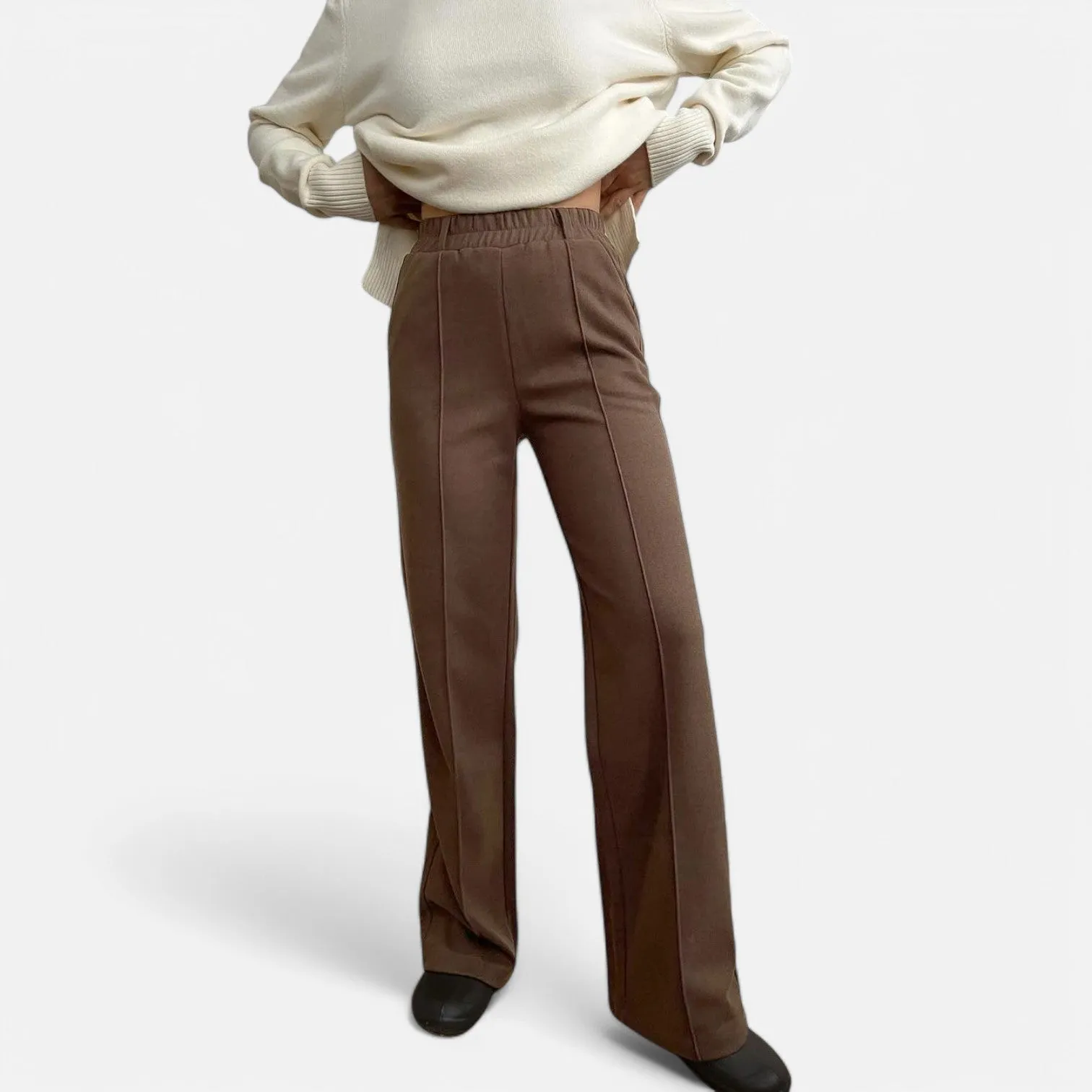 Monacogents | Wool Wide-Leg Trousers – Winter Warmth, Timeless Grace
