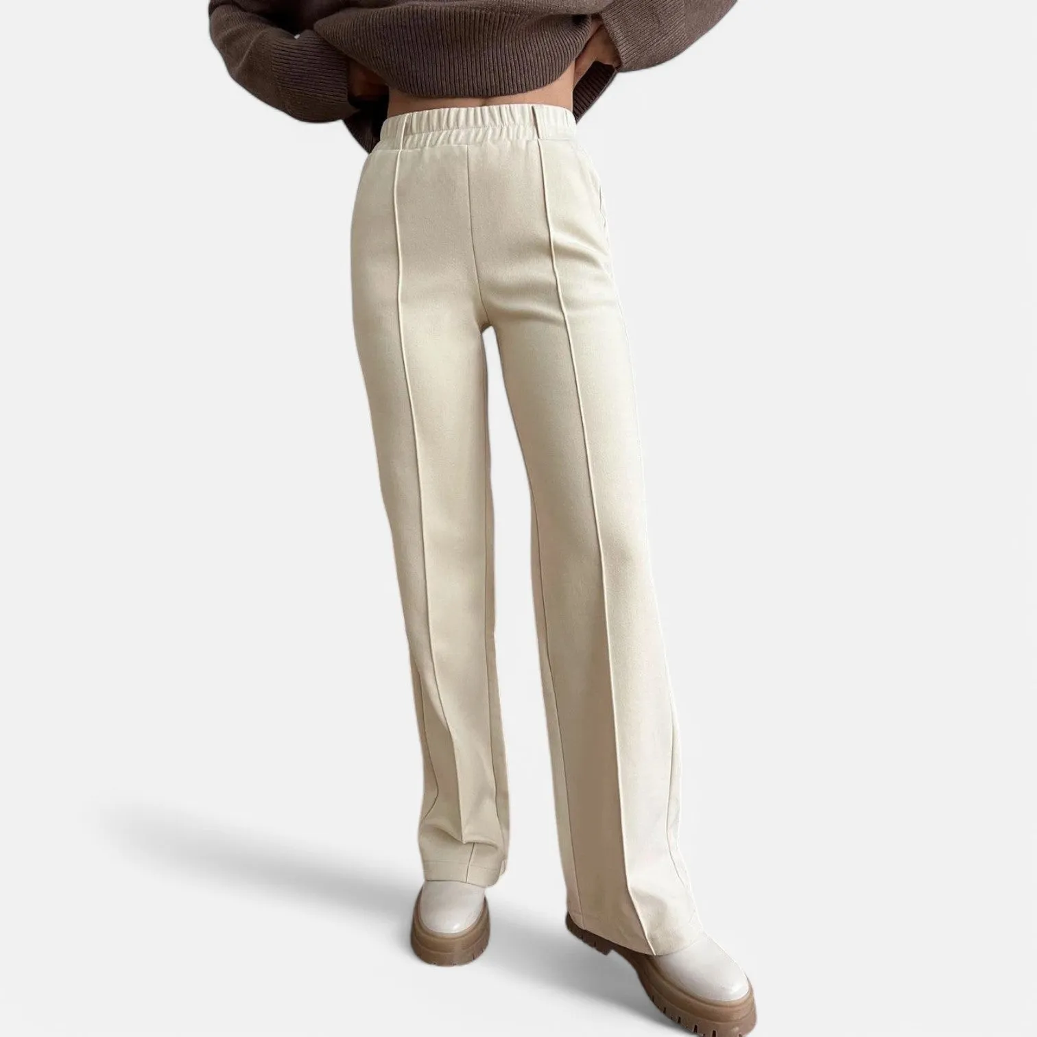 Monacogents | Wool Wide-Leg Trousers – Winter Warmth, Timeless Grace