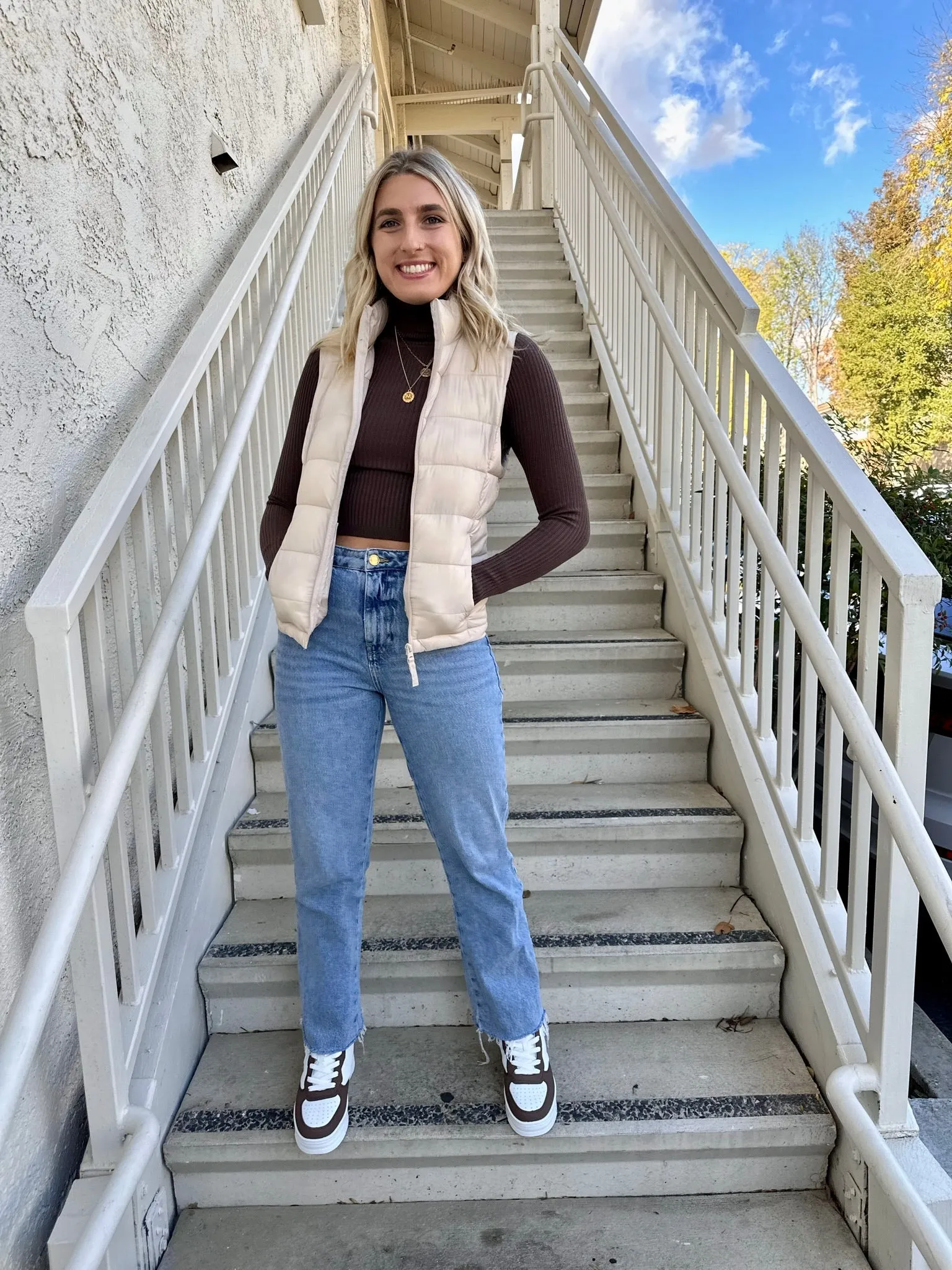 Morning Vest in Cream