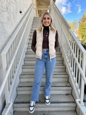 Morning Vest in Cream