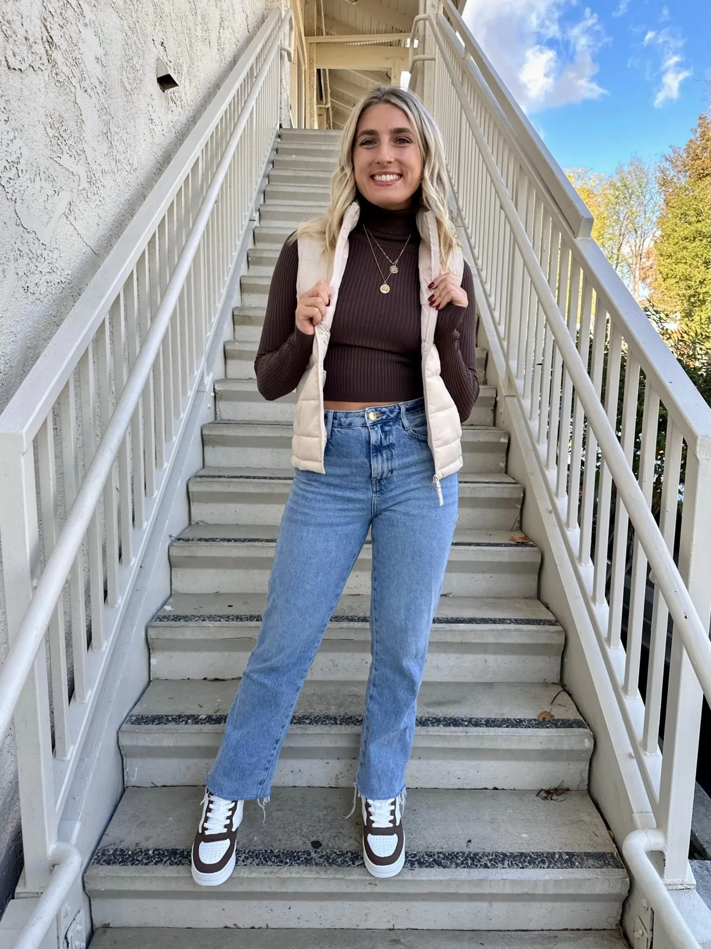 Morning Vest in Cream