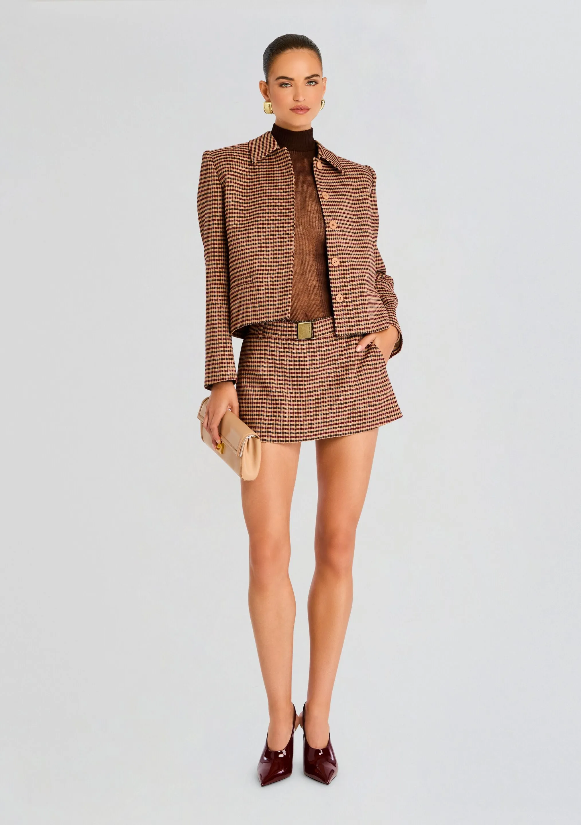 Myna Tailored Mini Skort