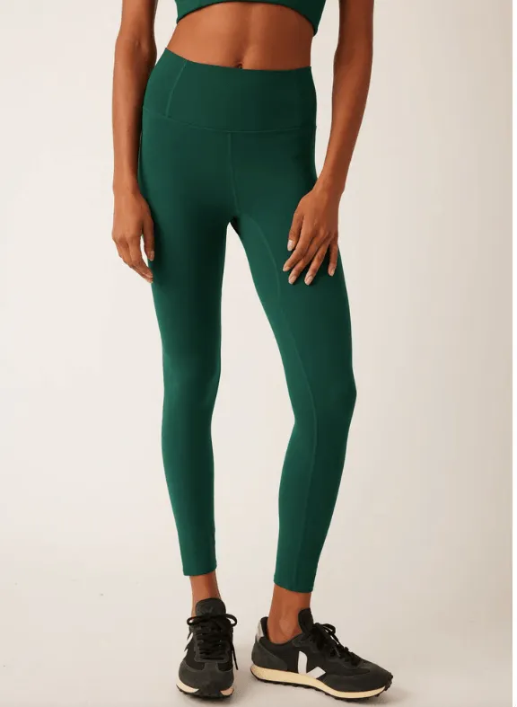 Never Better High Waisted Leggings by Free People | Emerald Green