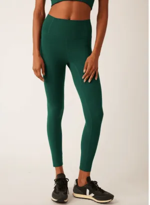 Never Better High Waisted Leggings by Free People | Emerald Green